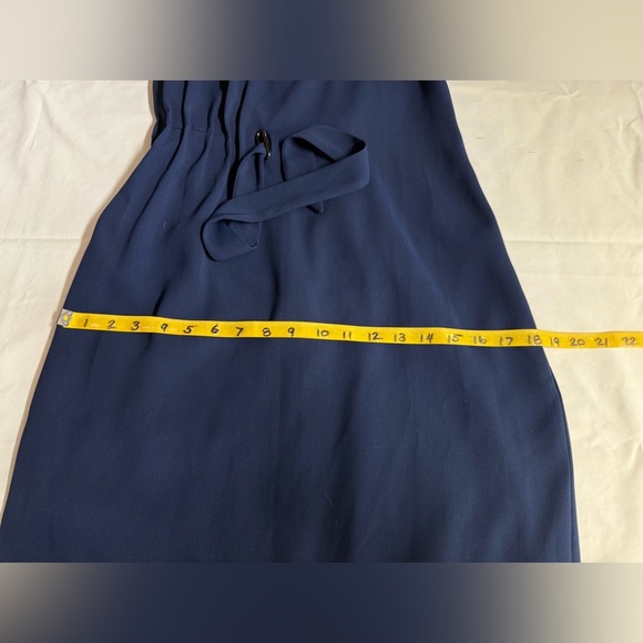 REISS Midnight Blue LIBRA sleeveless midi dress size 6 - Picture 11 of 16